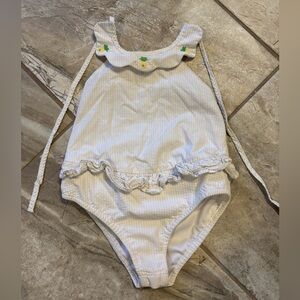 Little English girls bathing suit swim suit . 24 months